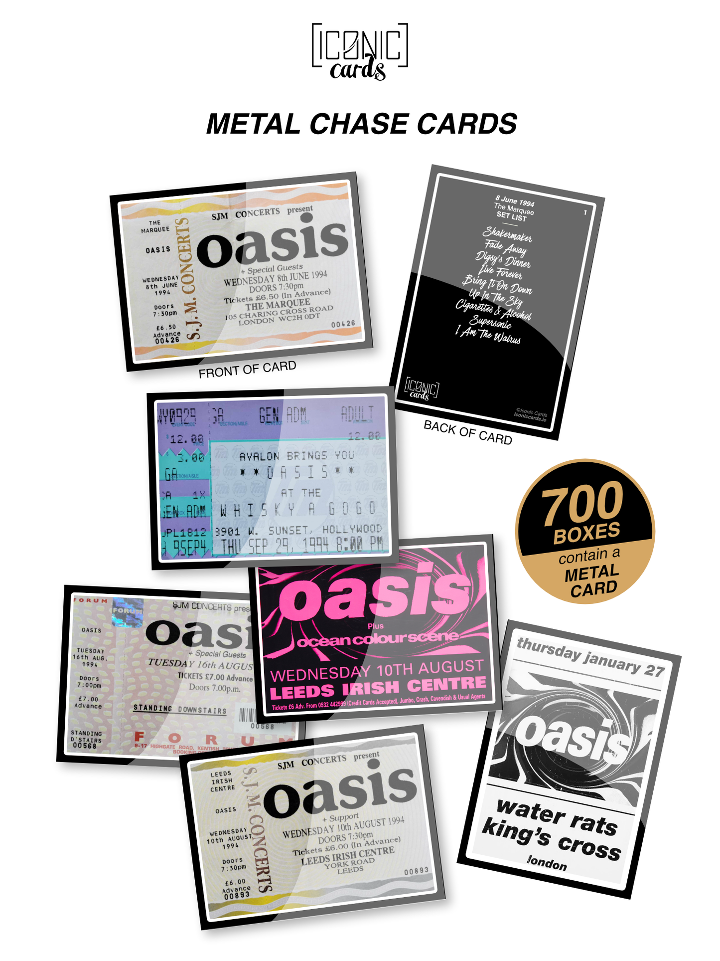 Oasis Trading Card Collection Box