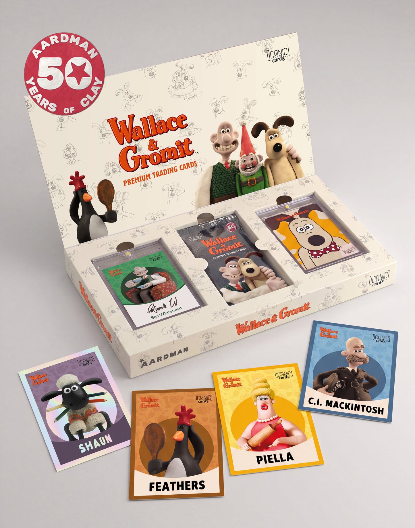 Wallace and Gromit Premium Trading Card Collection Box