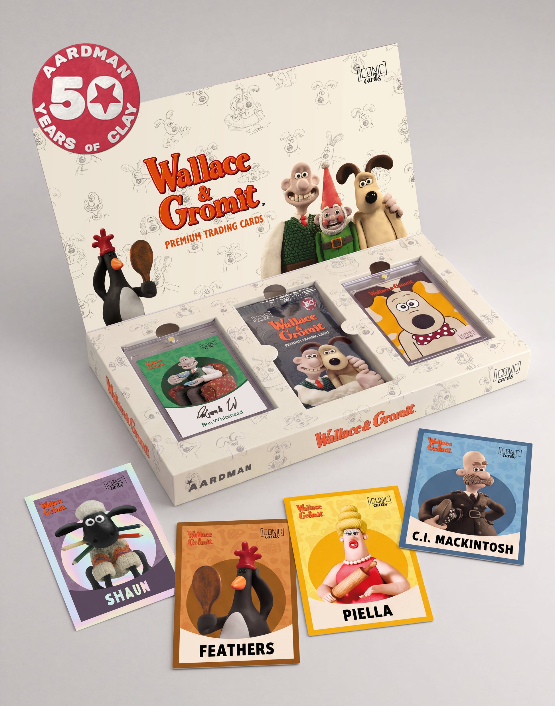 Wallace and Gromit Premium Trading Card Collection Box